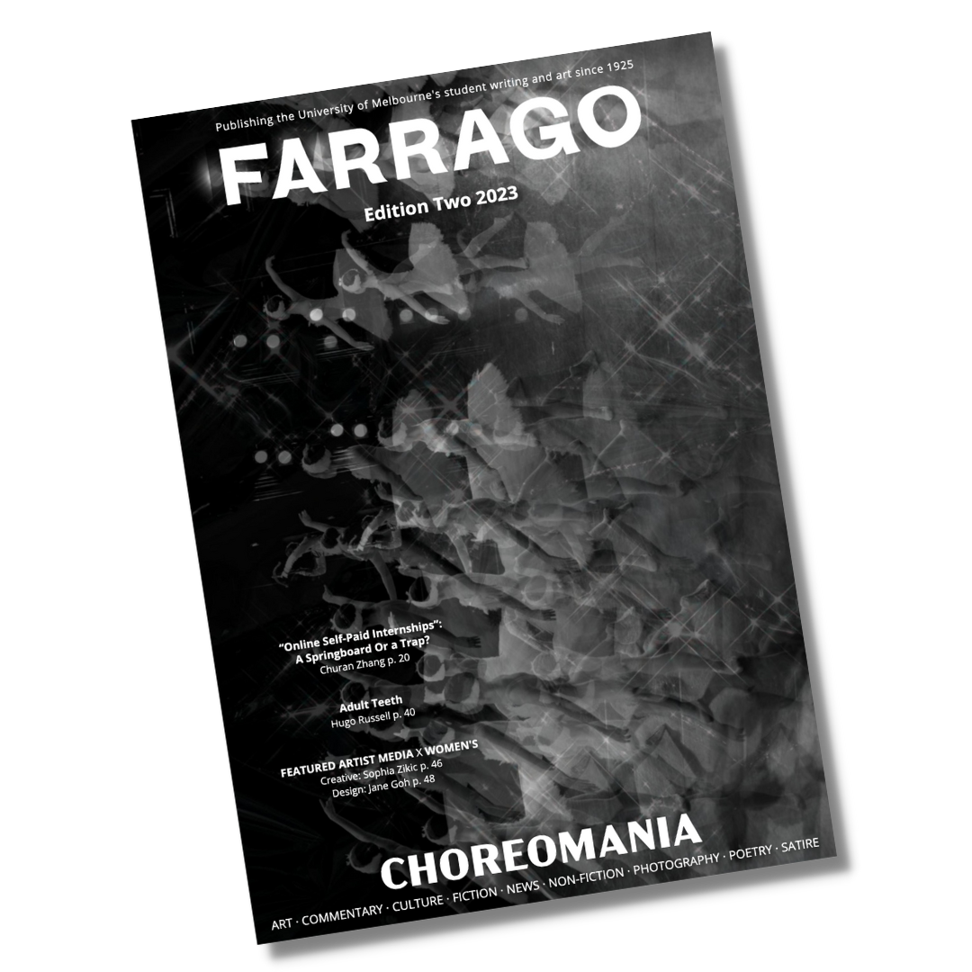 Farrago's magazine cover - Edition Two 2023